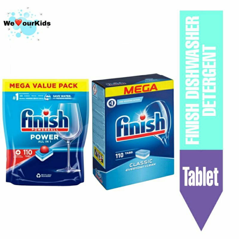 Finish Dishwashing Detergant Tablet 110Tablets Shopee Singapore