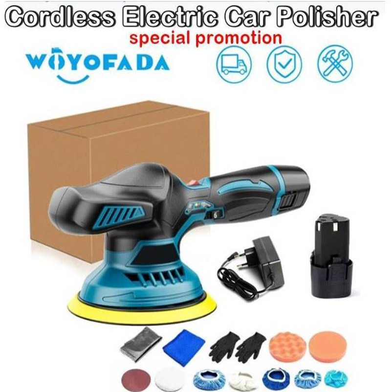 Cordless Electric Car Polisher 12V Cordless Auto Polishing Machine