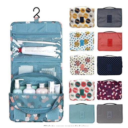 Travel Wash Bag Toiletry Toiletries Organizer Hanging Folding Bag