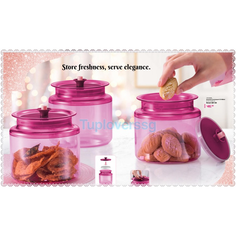 PROMO! Tupperware Counterpart (3) 800ml | Shopee Singapore
