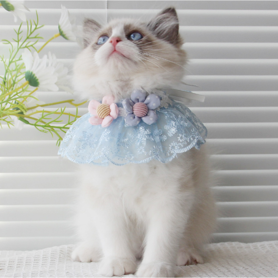 Small Medium Dog Bandana Neckerchief Dog Cat Pet Princess Luxury main image 1