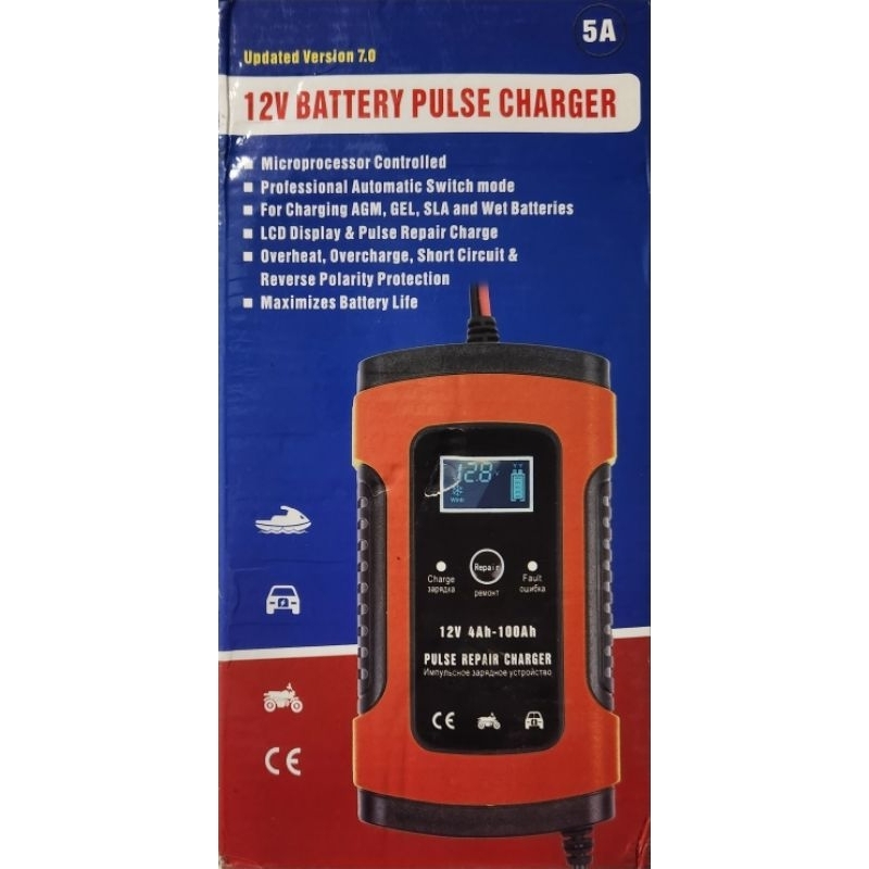 12V Battery Pulse Charger (230VAC input) Shopee Singapore