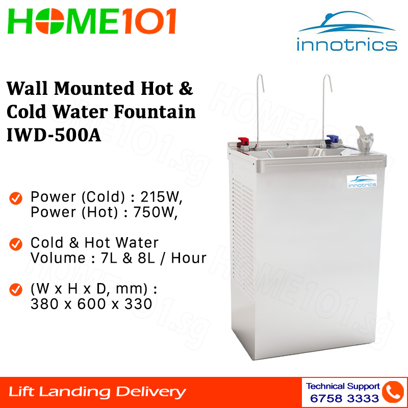 Innotrics Wall Mounted Hot & Cold Water Fountain IWD500A Shopee