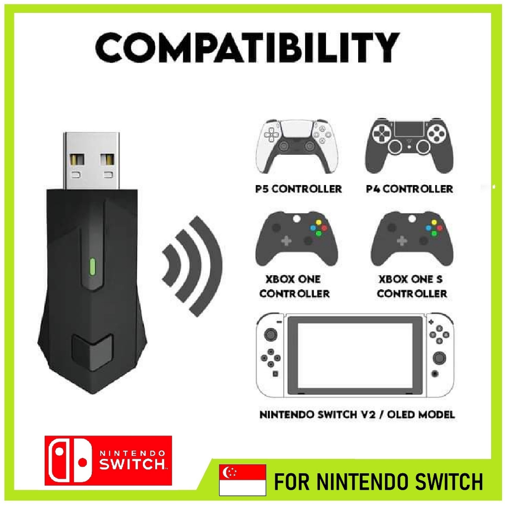 Nintendo Switch Controller Adapter Shopee Singapore