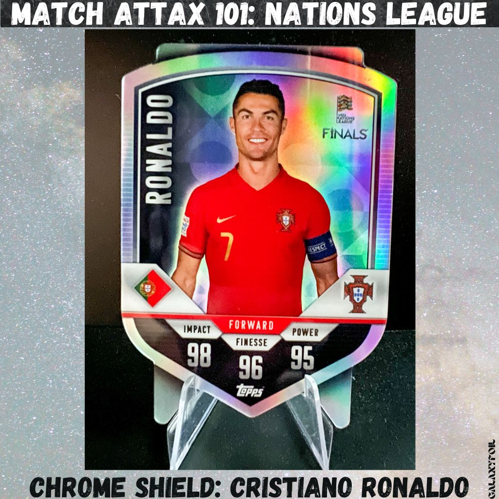 Nations League Match Attax 101: Chrome Shield (Cristiano Ronaldo ...