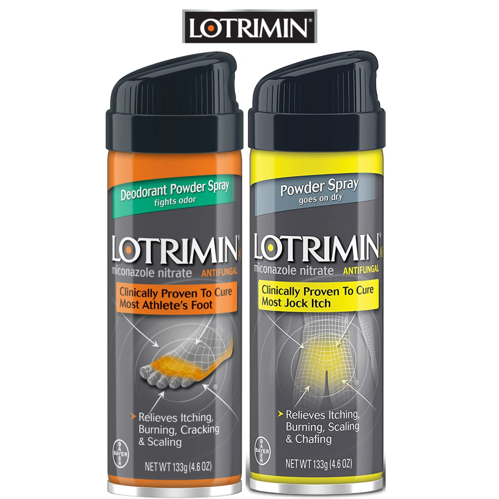Lotrimin Antifungal AF Athlete's Foot / Jock Itch Powder Spray Shopee