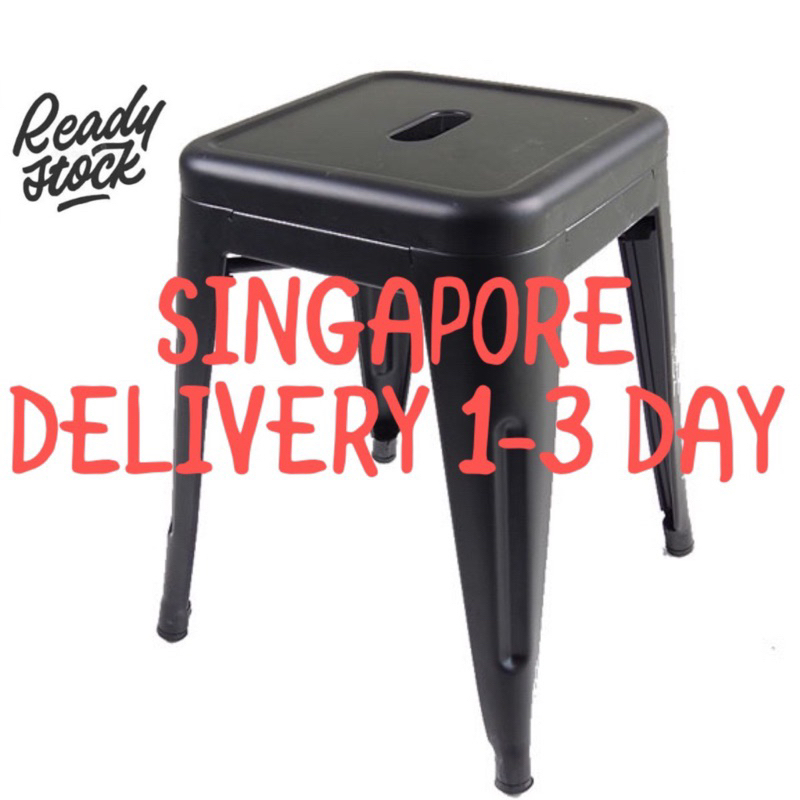 SINGAPORE INSTOCK Hester Bar Stool Metal Iron Stool Stool Creative High