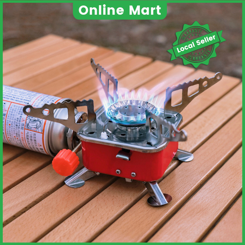 [SG STOCK]Portable Camping Stove butane gas stove set Outdoor Folding