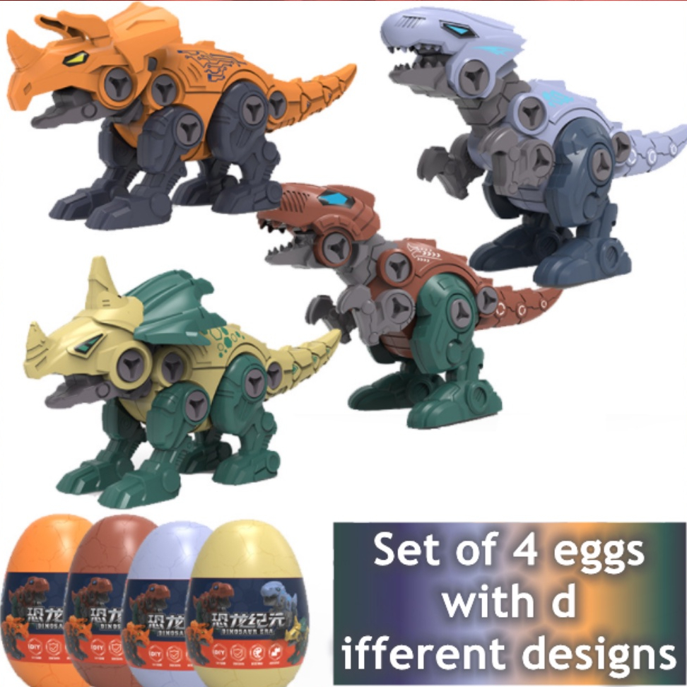 [SG Local] DIY Big Dinosaur Toy self assemble STEM Toy with egg