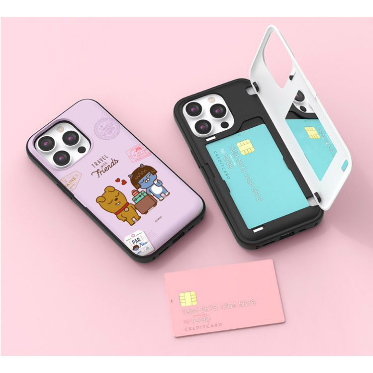 Kakao Friends Official TRIP Magnetic Card Phone Case For Samsung