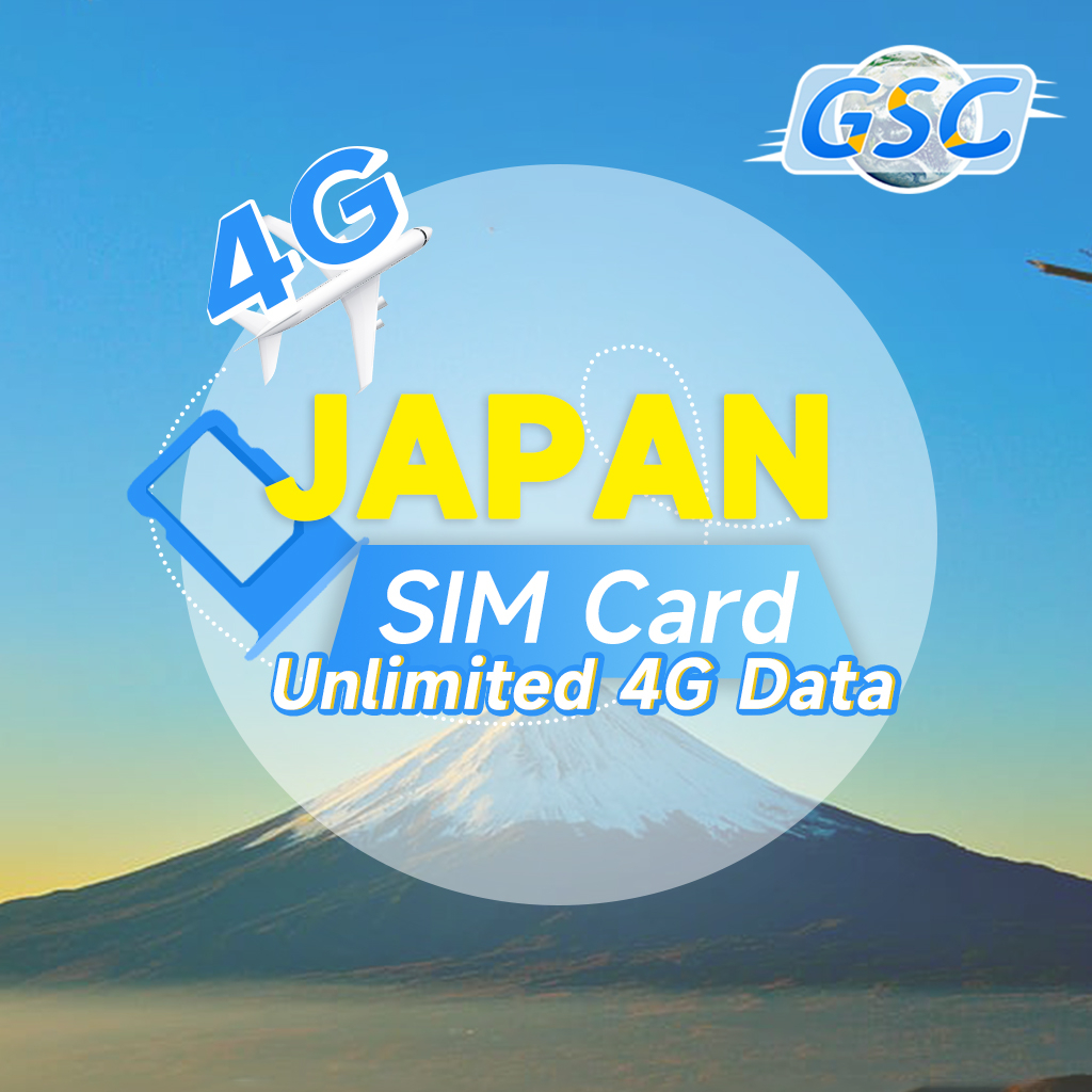 Japan Sim Card 3-30 Days Unlimited Data 4G High Speed Support ESIM High ...