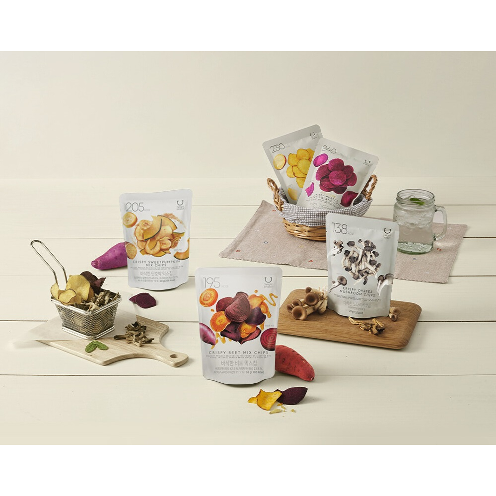 Crispy Chips 4 types Purple Sweet Potato Chips Sweet Potato Chips 