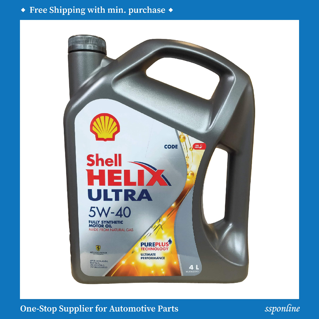 Shell Helix ULTRA 5W40 Full Synthetic Motor Oil 4L | Shopee Singapore