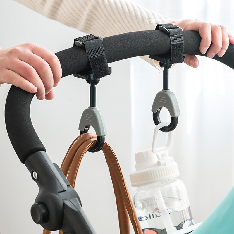 Pc Baby Stroller Hook Trolley Hook 360 Degree Rotating Hooks