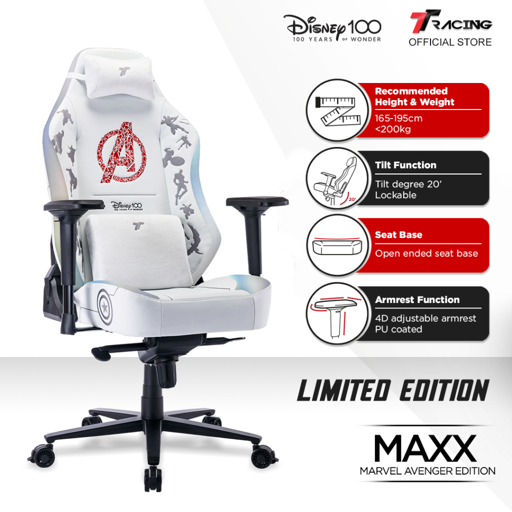 Limited Edition TTRacing Maxx Marvel Avengers Edition Gaming Chair