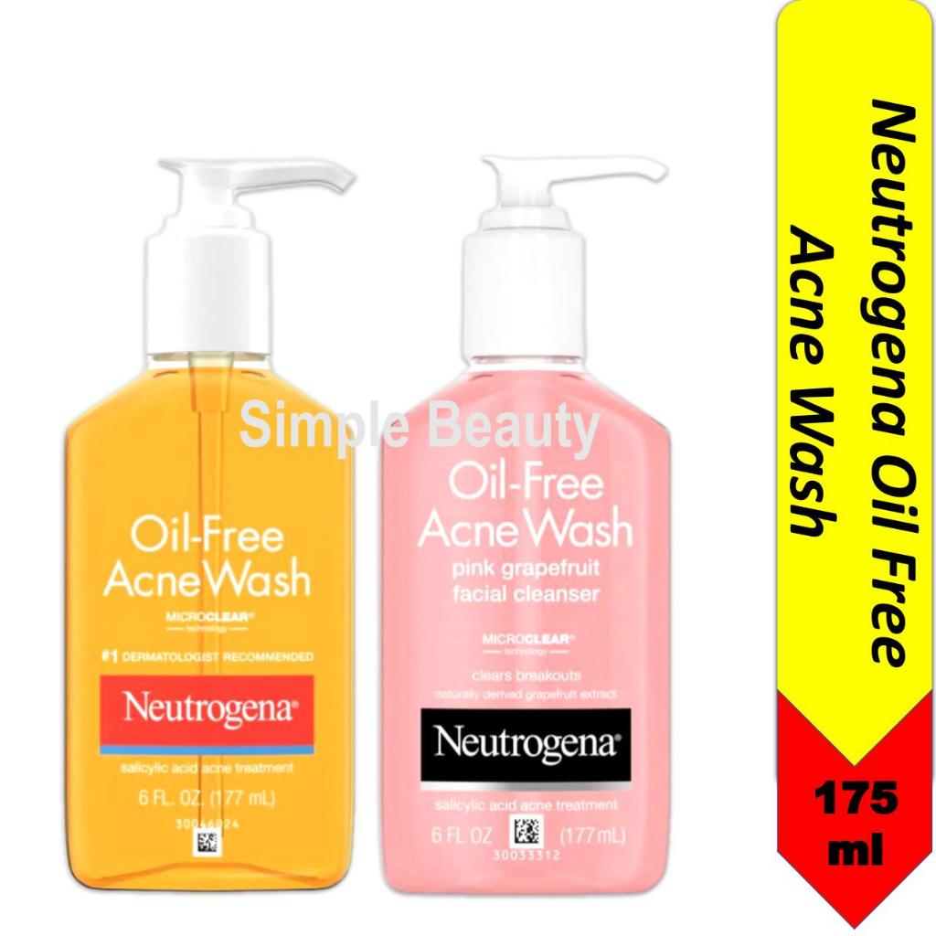 Neutrogena Oil Free Acne Wash Original / Pink Grapefruit Facial