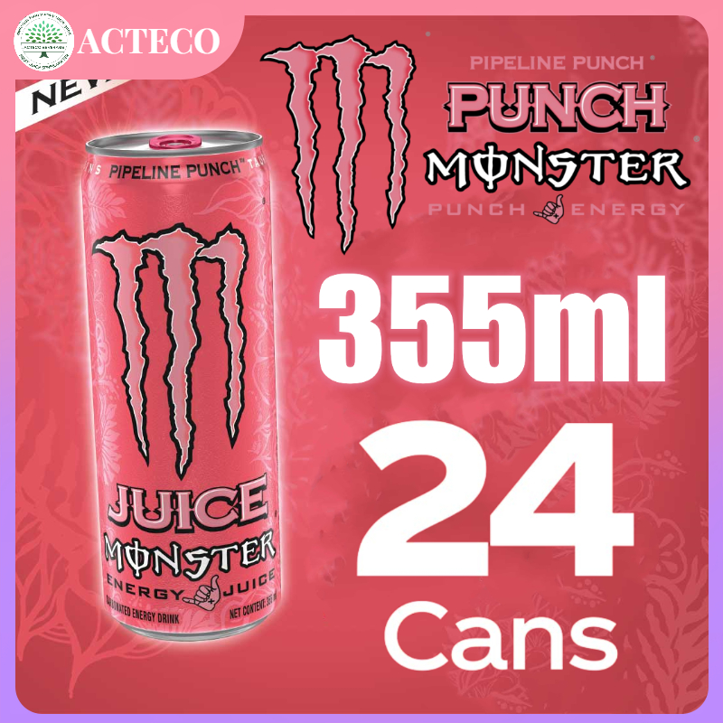Monster Pipeline Punch Energy Drink 24 x 355ml Monster Energy Juice Pipeline Punch Shopee