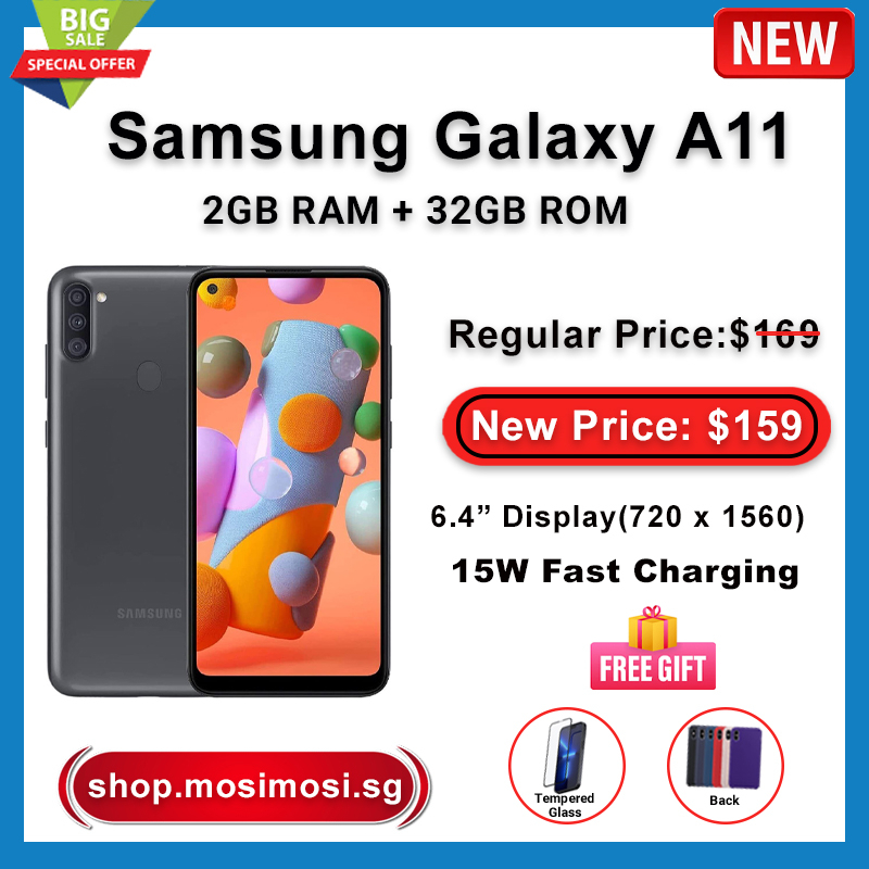 Brand New Samsung Galaxy A11 & 2GB RAM + 32GB ROM Storage A little more ...