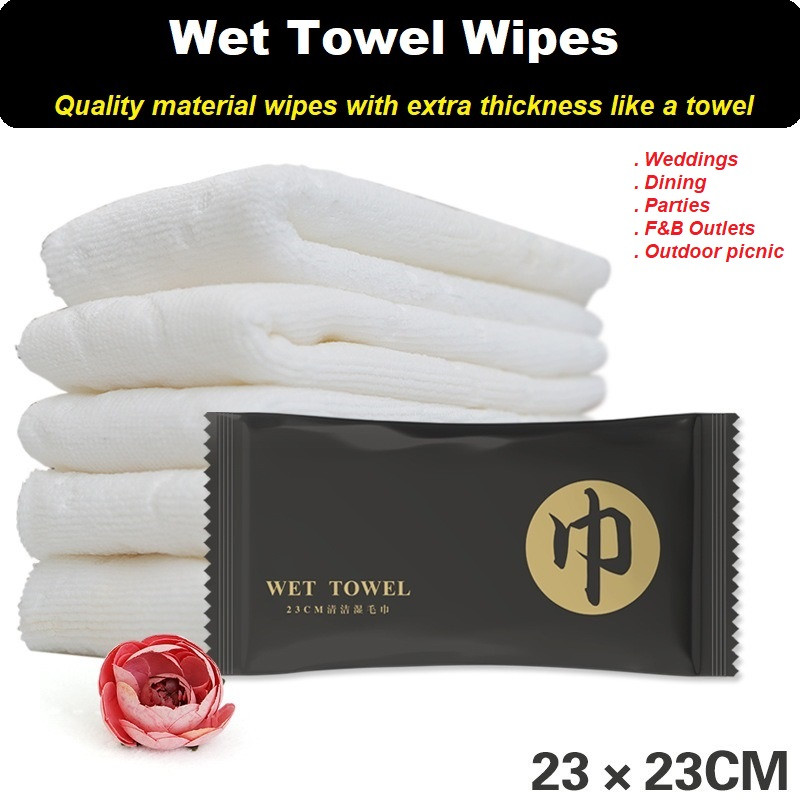 [SG Rdy Stock] Refresh & Revitalize with Wet Towel Wipes Your Onthe