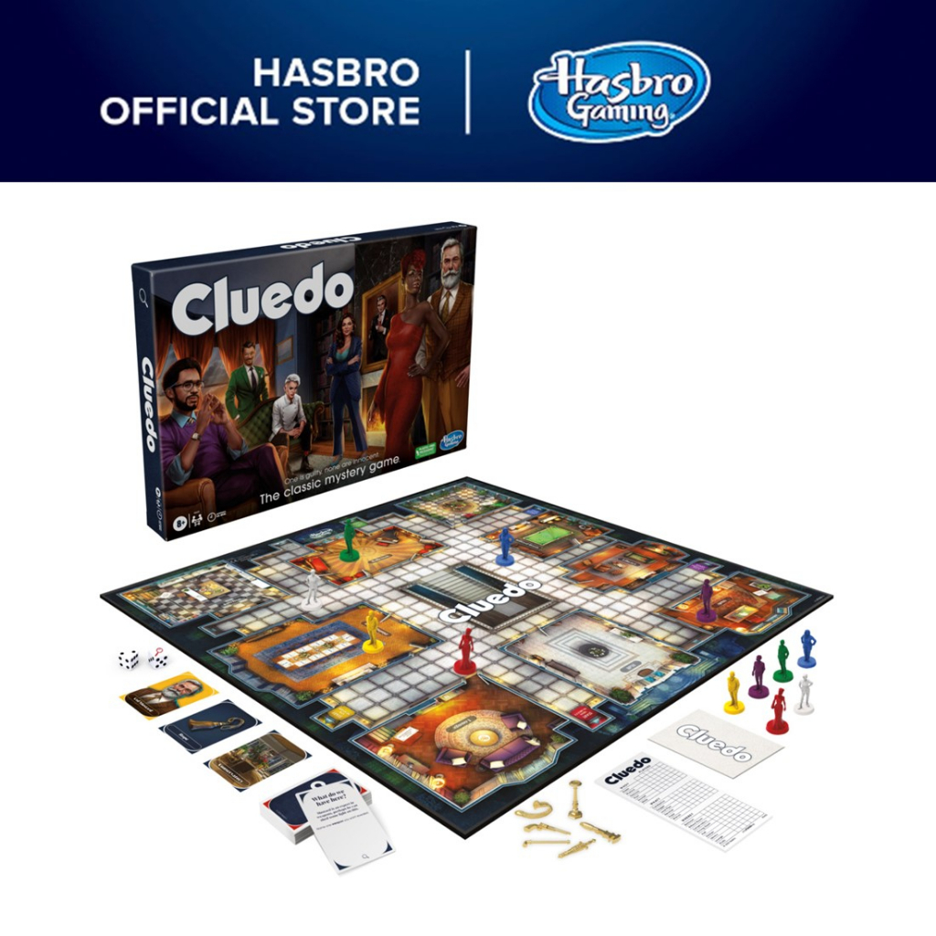 Cluedo Board Game, Reimagined Clue Game for 26 Players, Mystery