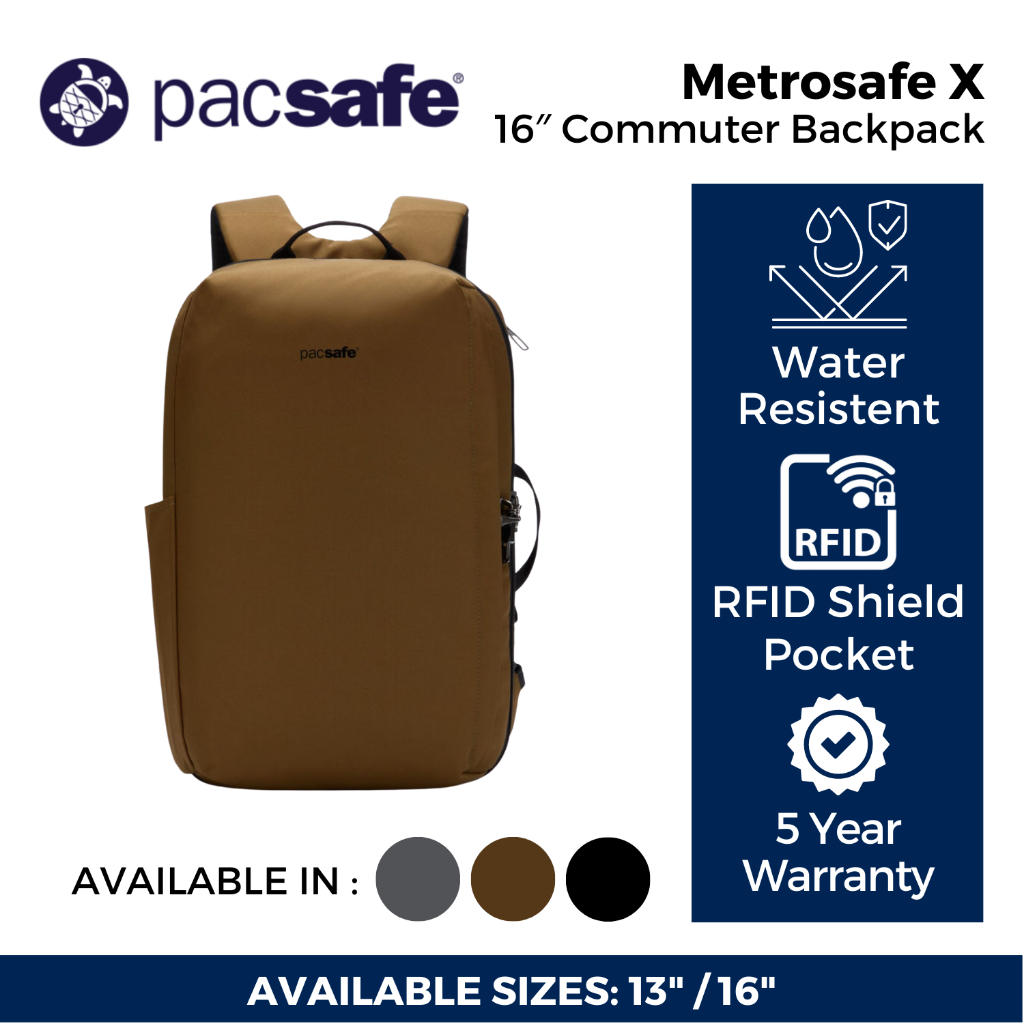 Pacsafe Metrosafe X 16 Anti-Theft Commuter Backpack