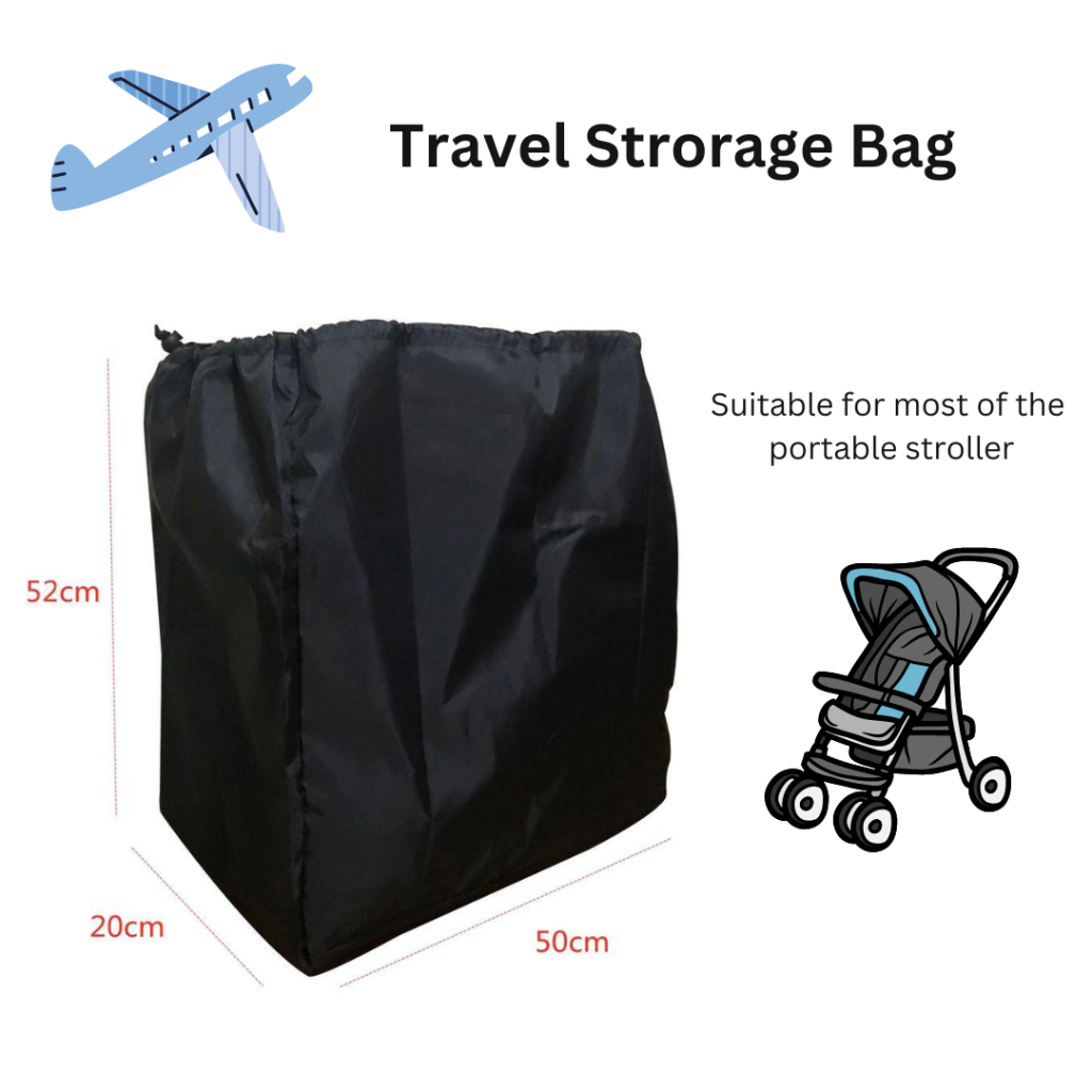 Universal stroller travel outlet bag