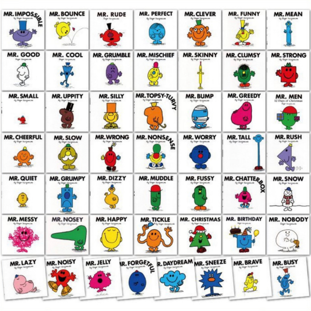 SG Stock] Mr Men and Little Miss Complete Box Set Collection (50