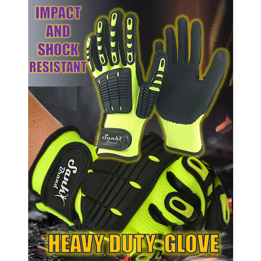 High Visibility Impact Glove/ Cut Resistant Glove/ Antivibration Glove