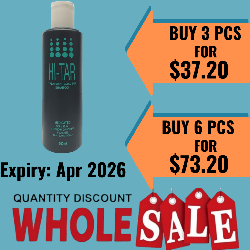 [PharmCare] Coal Tar 25 Shampoo 200mL Relieve Itching Psoriasis