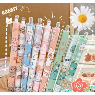 Cute Kawaii Cartoon Chinese style Shape Gel Ink Korean Pens school office  supplies for girls Stationery novelty pens for kids stationary (12 pcs/set)