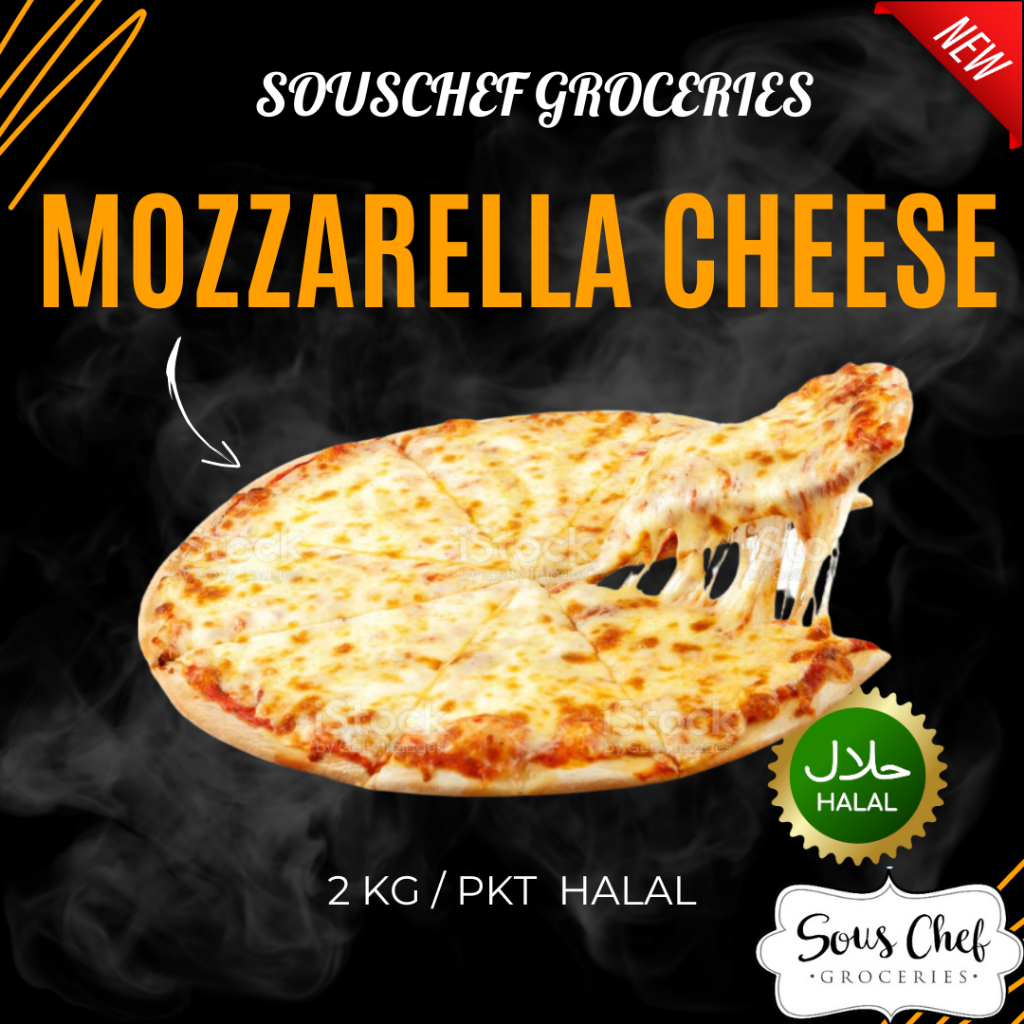 FROZEN MOZZARELLA CHEESE 2KG/PKT HALAL/ FROZEN FOOD Shopee Singapore