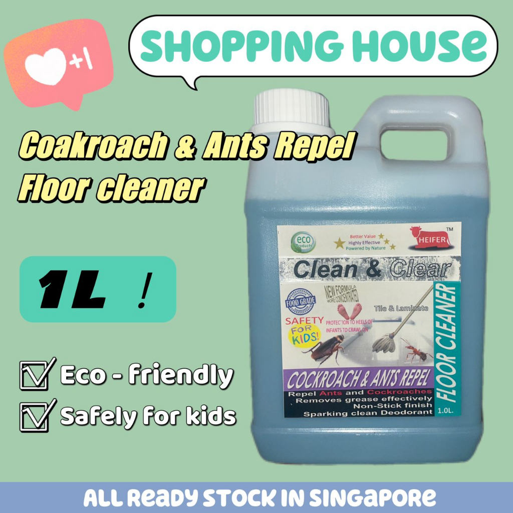 [ SG Ready Stock ] Floor Cleaner ( Repel Ants & Cockroach ） Shopee