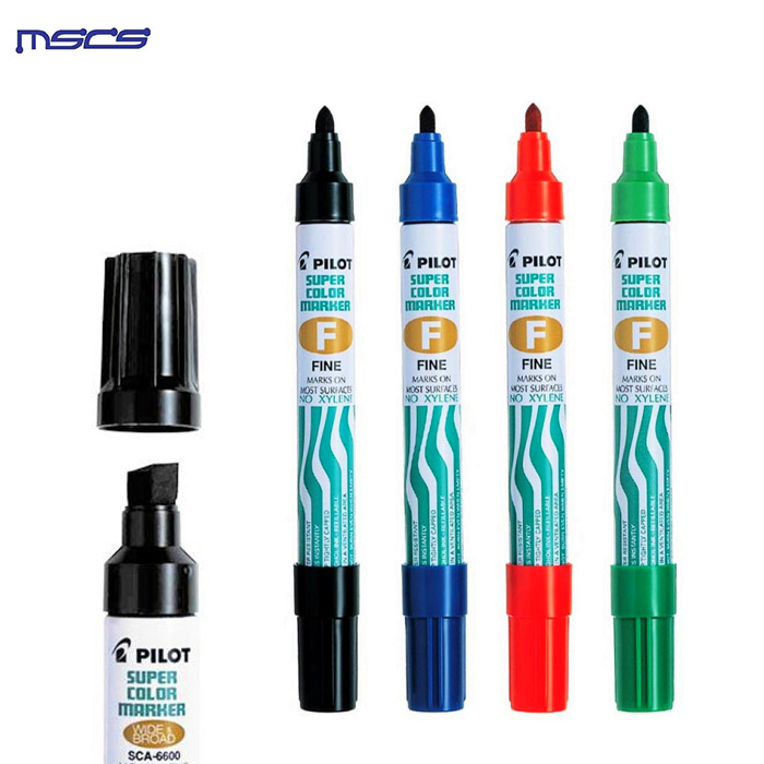 PILOT SUPER COLOR MARKER SAC F/6600 Marks on most surfacesNo xylene