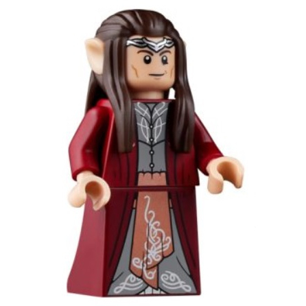 Original Lego Lord of the Rings - Elrond (Dark Red Robe) 10316 ...