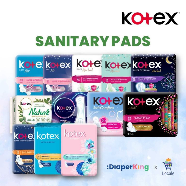 Kotex Sanitary / Maternity Pads Soft Air / Soft Herbal / Super