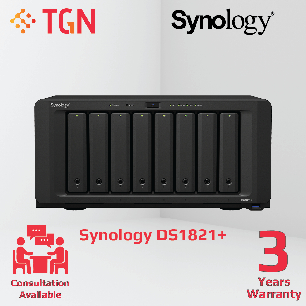 Synology DiskStation DS1821 8-Bay NAS Enclosure