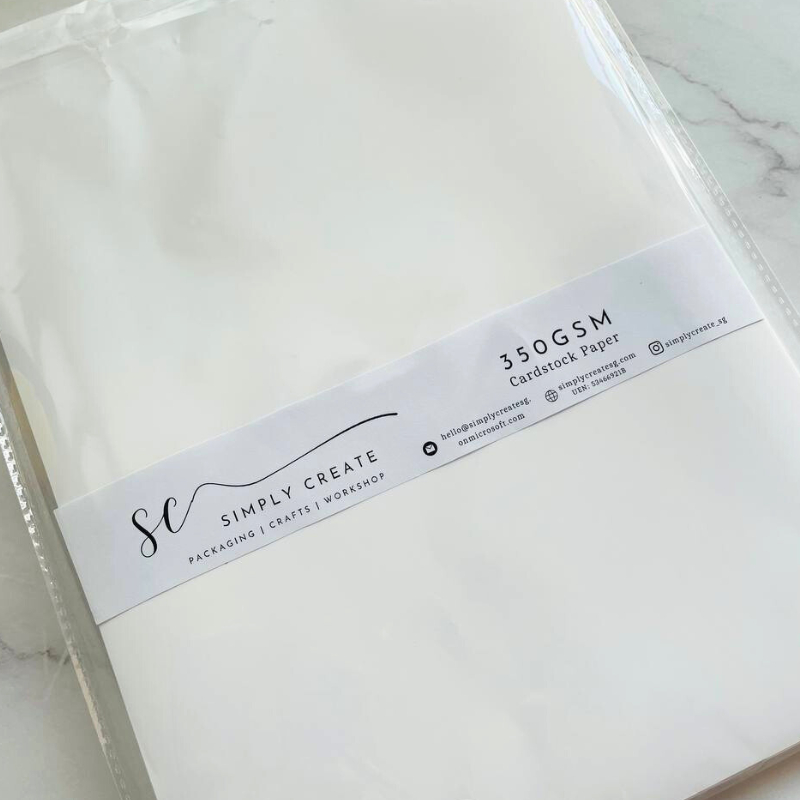 Cardstock GSM 150, 200, 250, 300, 350 White A4 A3 Laser Inkjet Printer