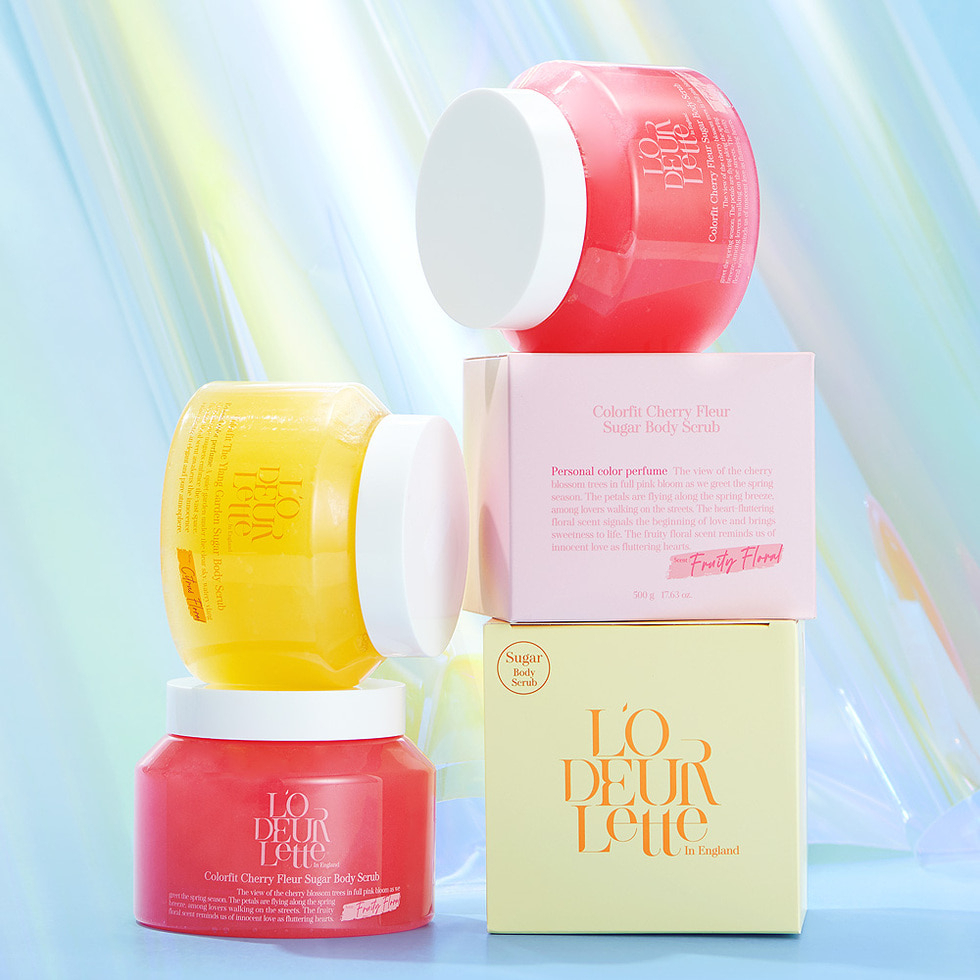 L'ODEURLETTE Color Fit The Ylang Garden Cherry Fleur Body Scrub Korea Shopee Singapore