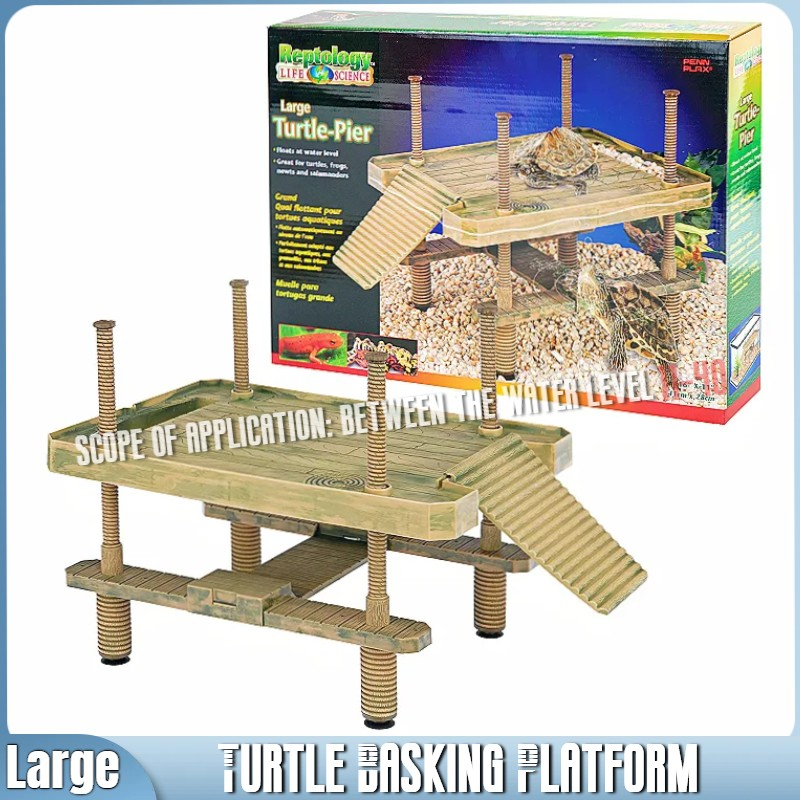 【Fast Delivery】Turtle Floating Platform - Reptile Frog Pier Floating