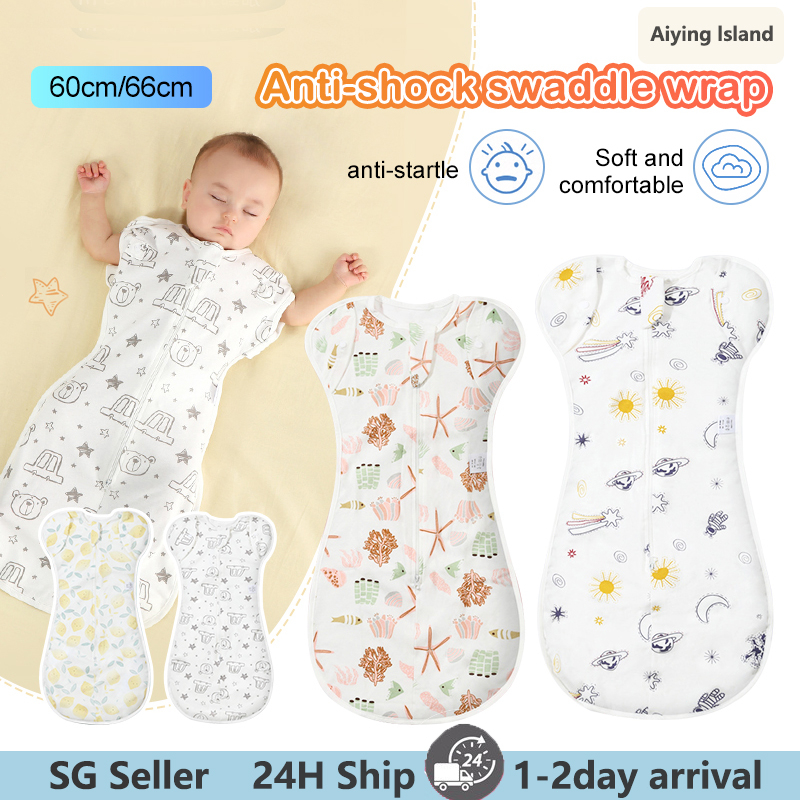 【SG】Baby Swaddle Zip Swaddle Bamboo Sleep Sack Baby Swaddle Newborn