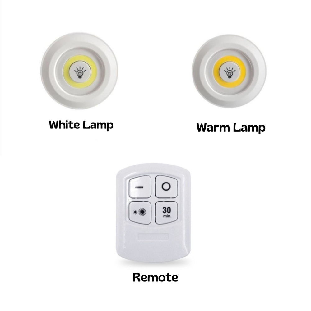 USB Rechargeable Light Bulbs with Remote Control, 5W LED Battery