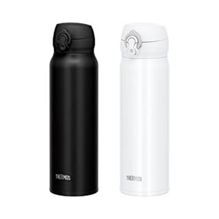 Thermos Water bottle Vacuum insulated mobile mug 400ml Blue stitch