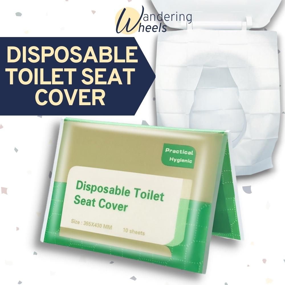 🇸🇬 (10pc) Disposable Toilet Seat Cover / Travel Toilet Seat Cover