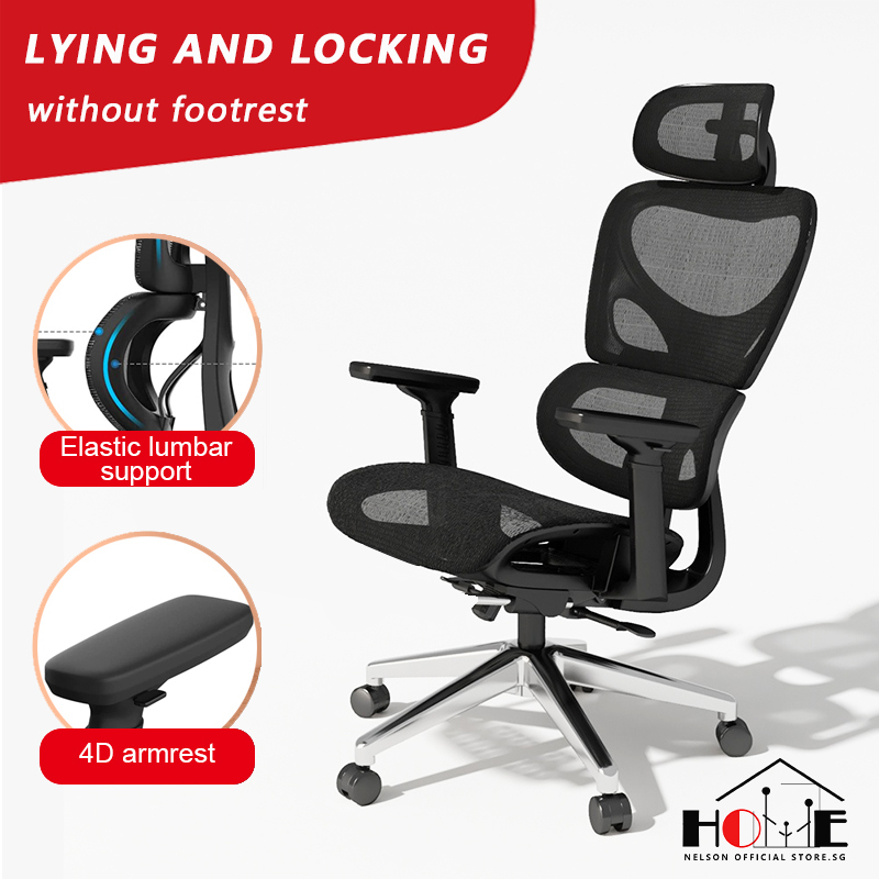 NELSON Ergonomic Office Chair Adjustable back Breathable Mesh Chair