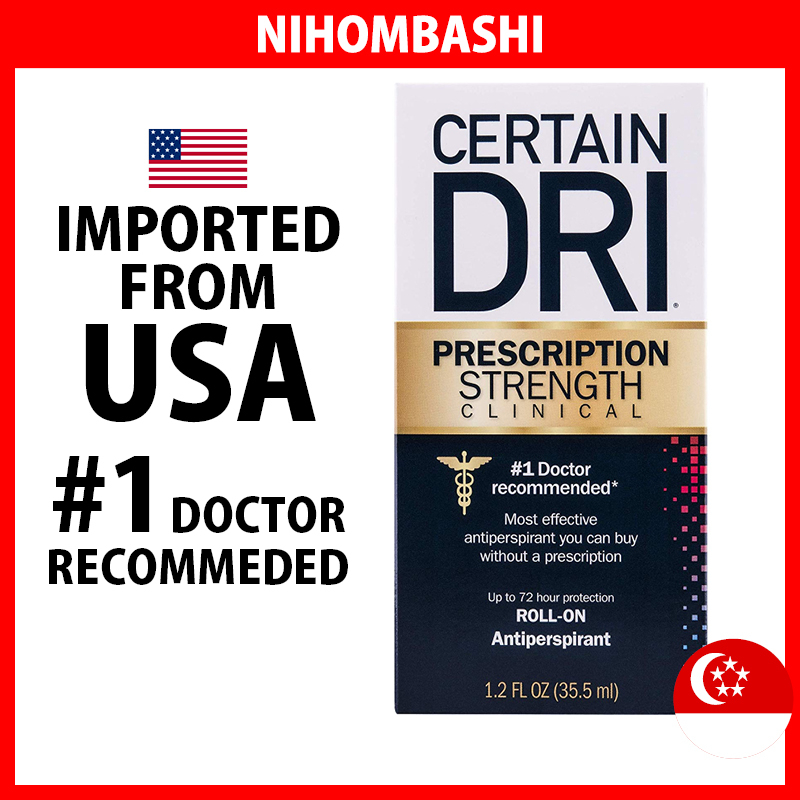 Certain Dri AntiPerspirant, Prescription Strength Clinical, Most
