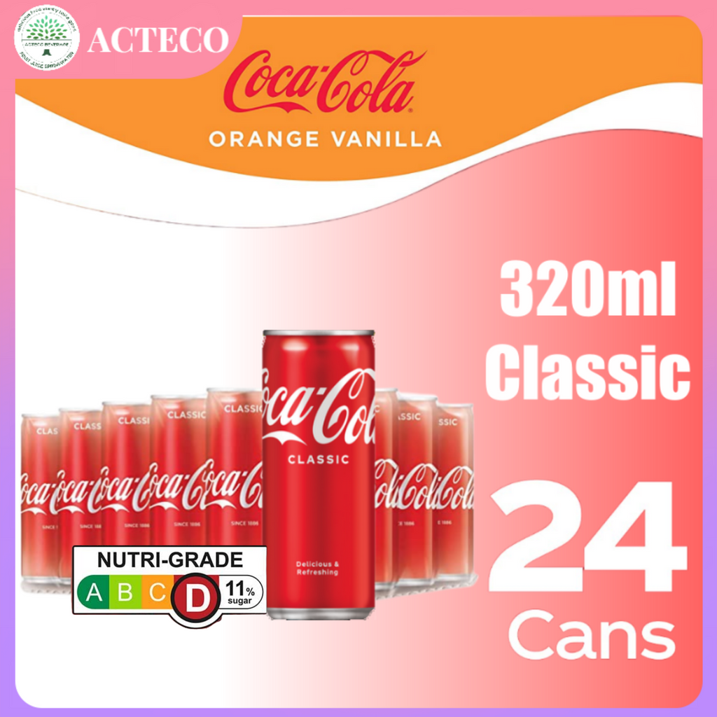 Coca Cola Classic 24cans x 320ml Classic Coke Classic Coca Cola ...