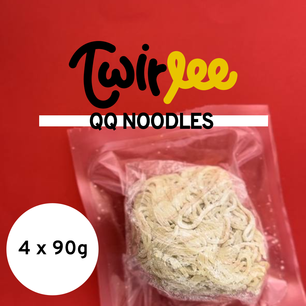 Twirlee QQ Noodles 4 x 90g (Fresh Noodles Made in Singapore No MSG No