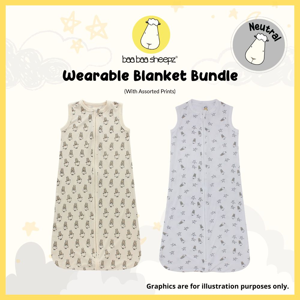 Baa Baa Sheepz Wearable Blanket Bundle of 2 Shopee Singapore