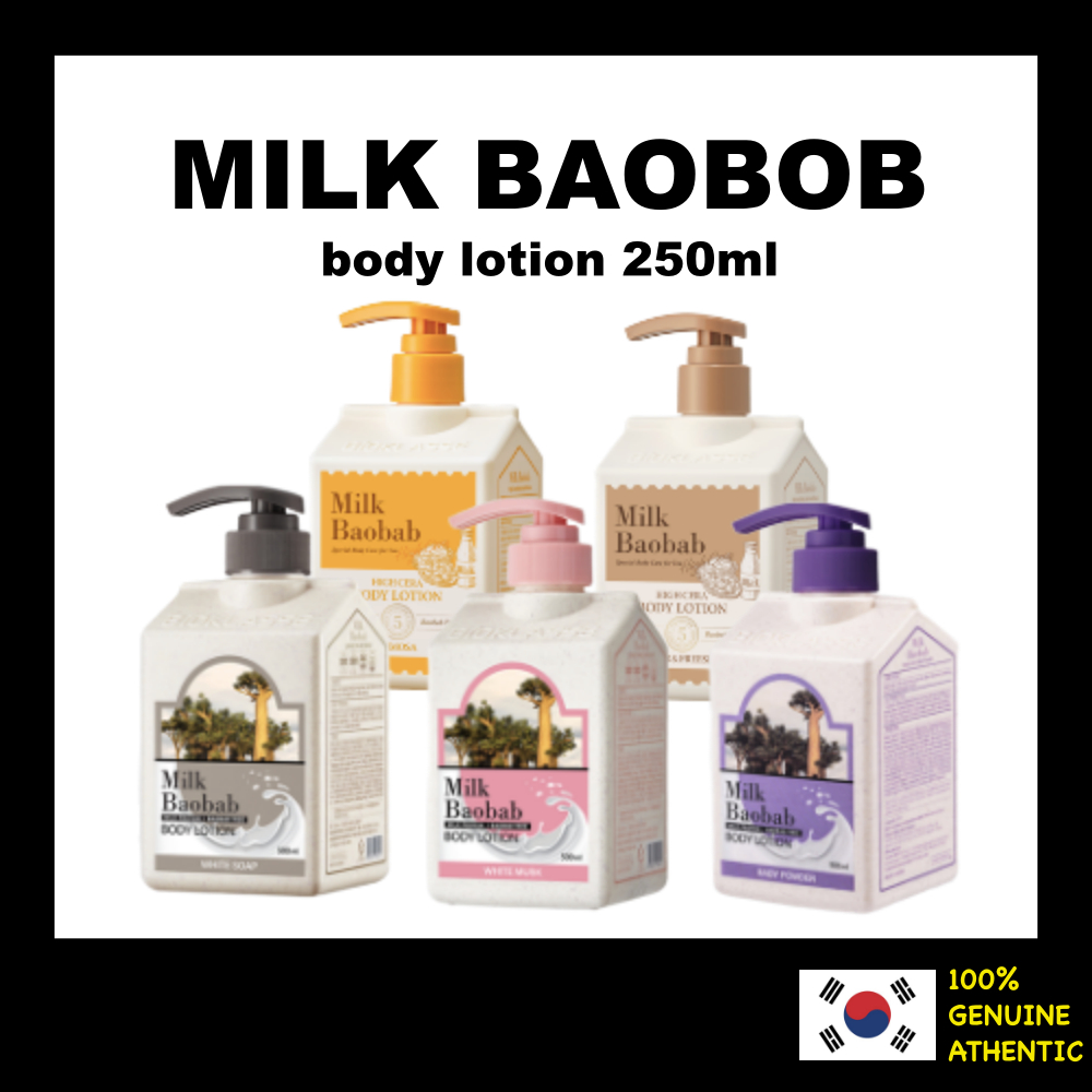 [MILK BAOBOB] !! BTS Pick !! Body lotion 250ml White musk/White soap