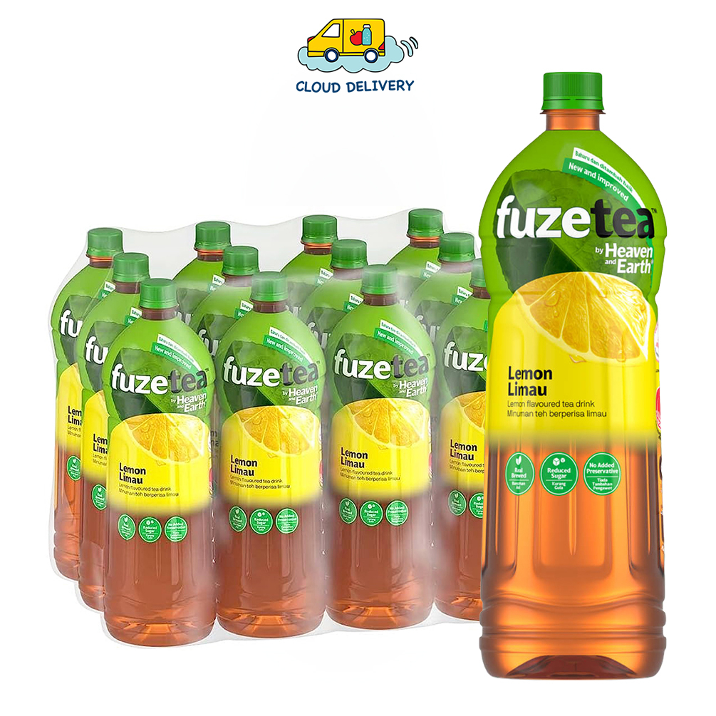 Fuze Tea Ice Lemon Tea Bottle (12 x 1.5L) - 20 Dec 2024 | Shopee Singapore